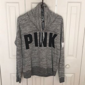 VS PINK COWLNECK SWEATSHIRT